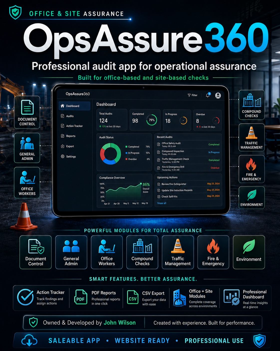 OpsAssure360 app poster