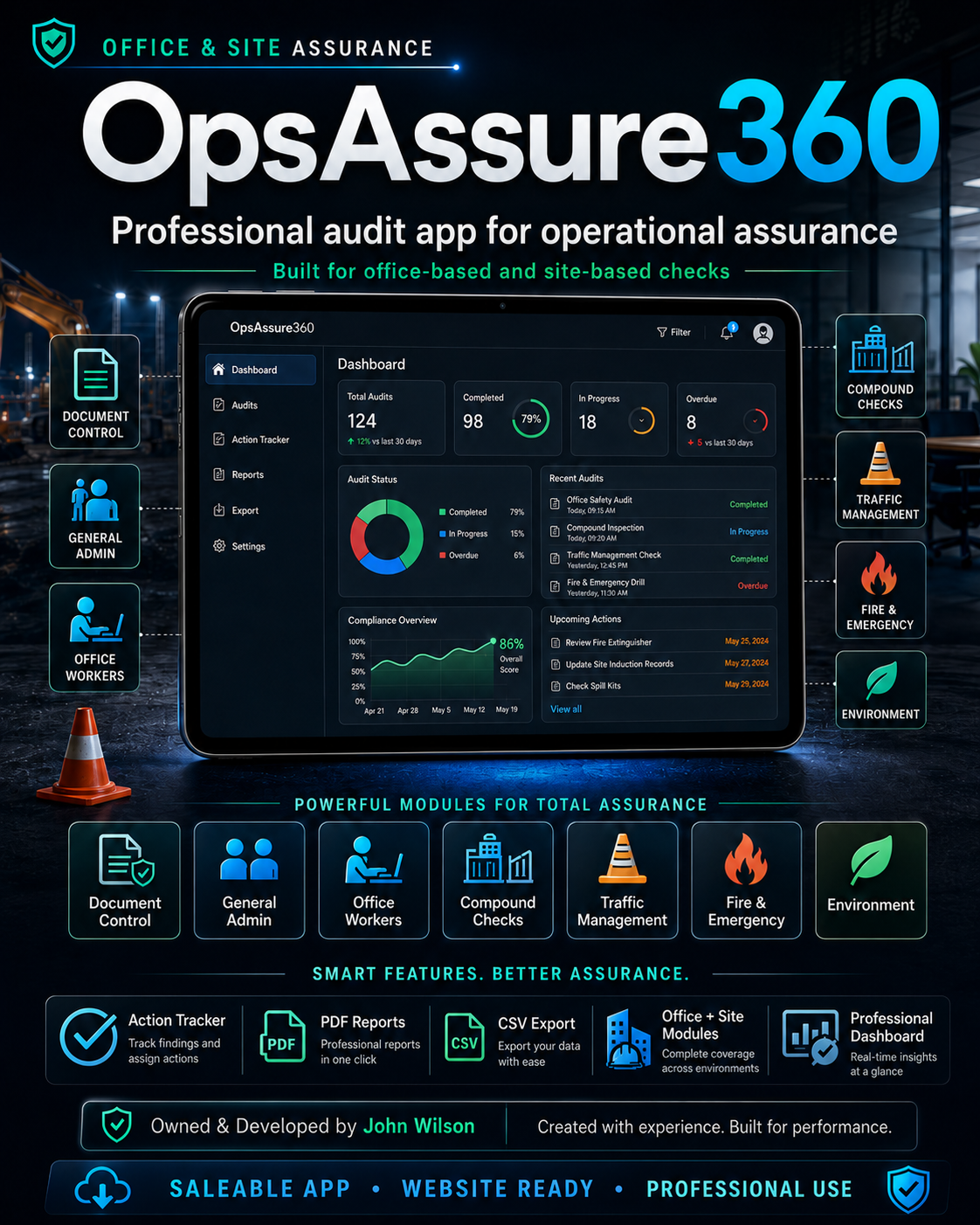OpsAssure360 app poster